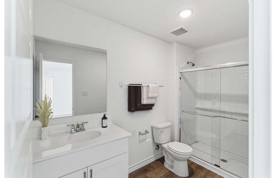 Furnished interior view inside a new home in Vista Real, Converse (Image 5).