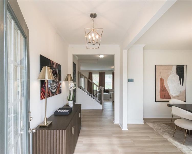 Furnished interior view inside a new home in Highland Park, Stonecrest (Image 19). Furnished interior view inside a new home in Highland Park, Stonecrest (Image 19).