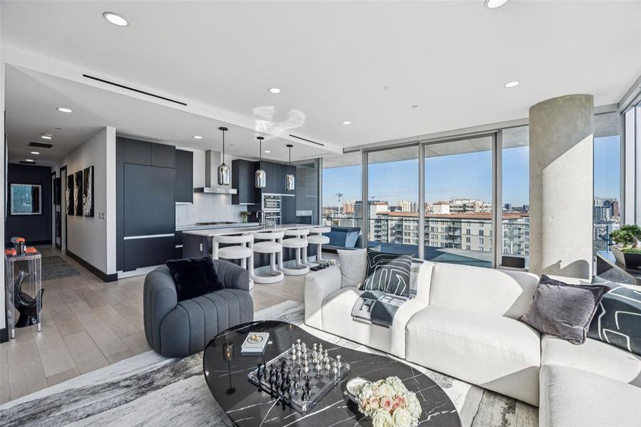 Furnished interior view inside a new home in , Dallas (Image 8). Furnished interior view inside a new home in , Dallas (Image 8).