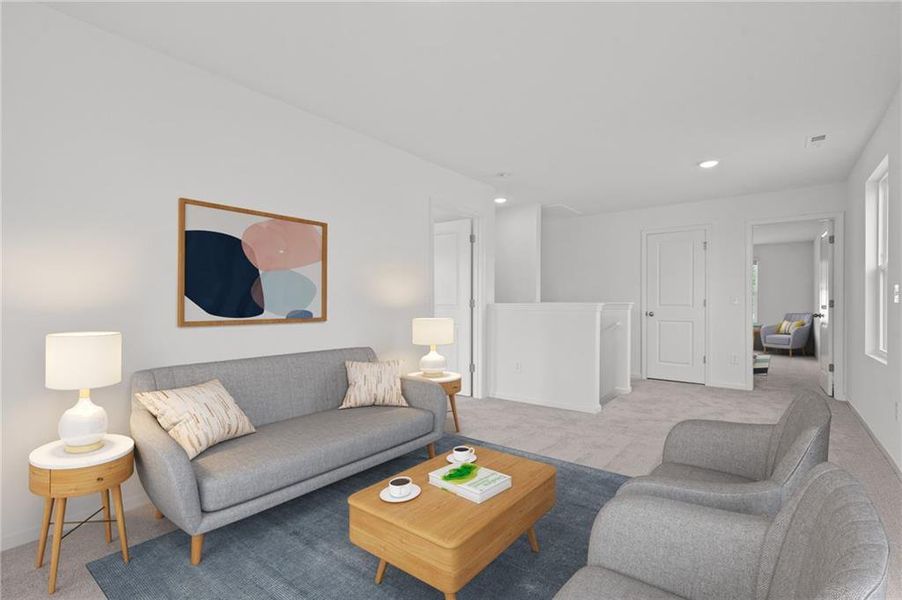 Furnished interior view inside a new home in Kendall Grove, McDonough (Image 7). Furnished interior view inside a new home in Kendall Grove, McDonough (Image 7).