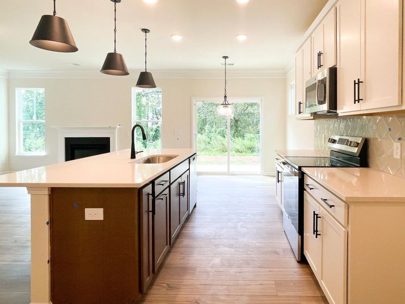 Furnished interior view inside a new home in Greenrich Mill, Simpsonville (Image 6). Furnished interior view inside a new home in Greenrich Mill, Simpsonville (Image 6).