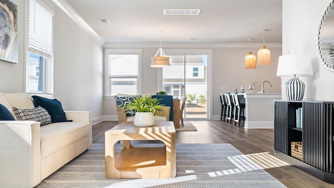 Furnished interior view inside a new home in Rivers Reach, Yemassee (Image 6).