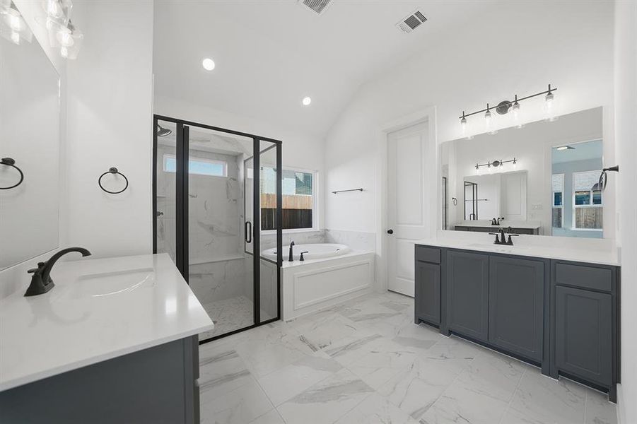 Furnished interior view inside a new home in Tavolo Park, Fort Worth (Image 11).