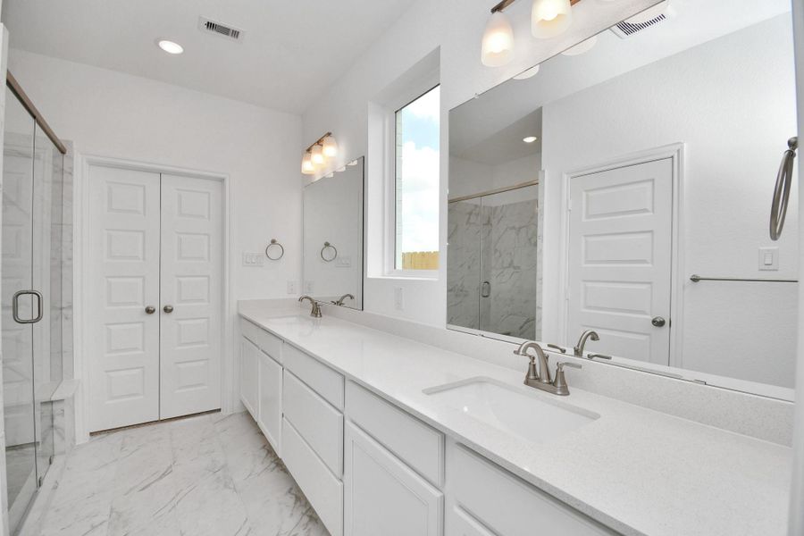 Furnished interior view inside a new home in Elyson, Katy (Image 6).