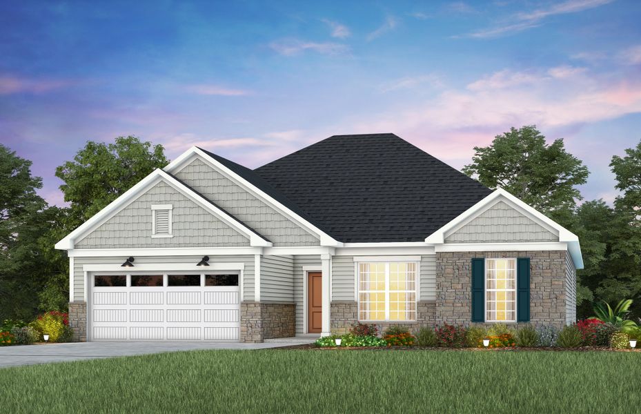 Forest Creek 48' Series Amberwood Elevation 6-CS44