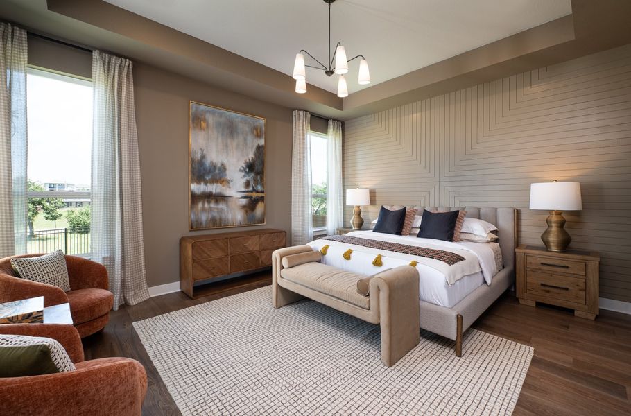 Representative furnished interior of a home built from the Hathaway by Ashton Woods in Provence 70s, Austin (Image 10).