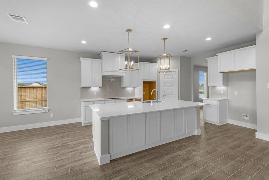 Furnished interior view inside a new home in Morton Creek Ranch, Katy (Image 10).