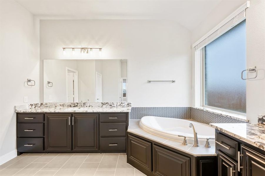 Furnished interior view inside a new home in Hayes Crossing, Midlothian (Image 15).