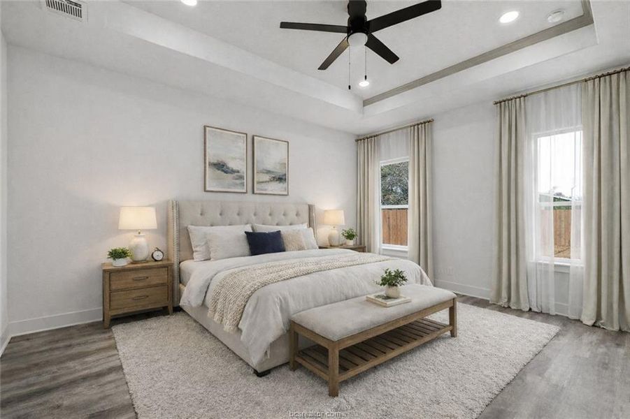 Furnished interior view inside a new home in , Bryan (Image 9).
