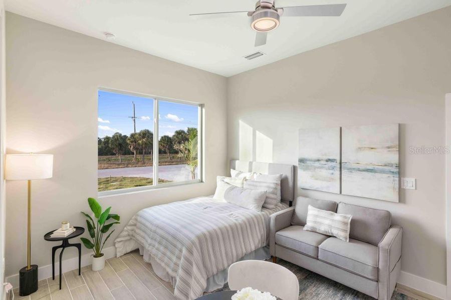 Furnished interior view inside a new home in , Placida (Image 29).