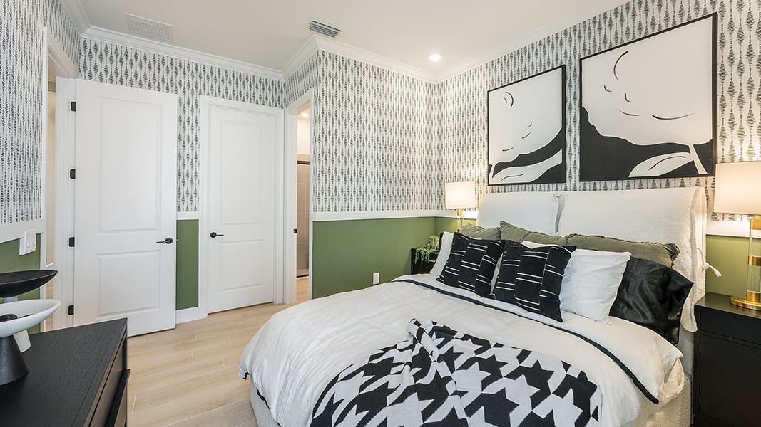 Representative furnished interior of a home built from the Pallazio II by Taylor Morrison in Westview Community Group Page, Kissimmee (Image 11).