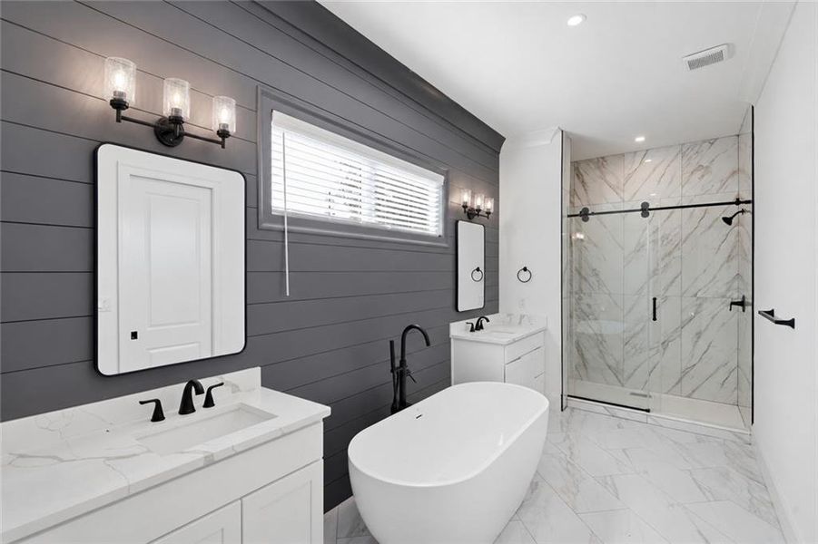 Furnished interior view inside a new home in , Buford (Image 10).