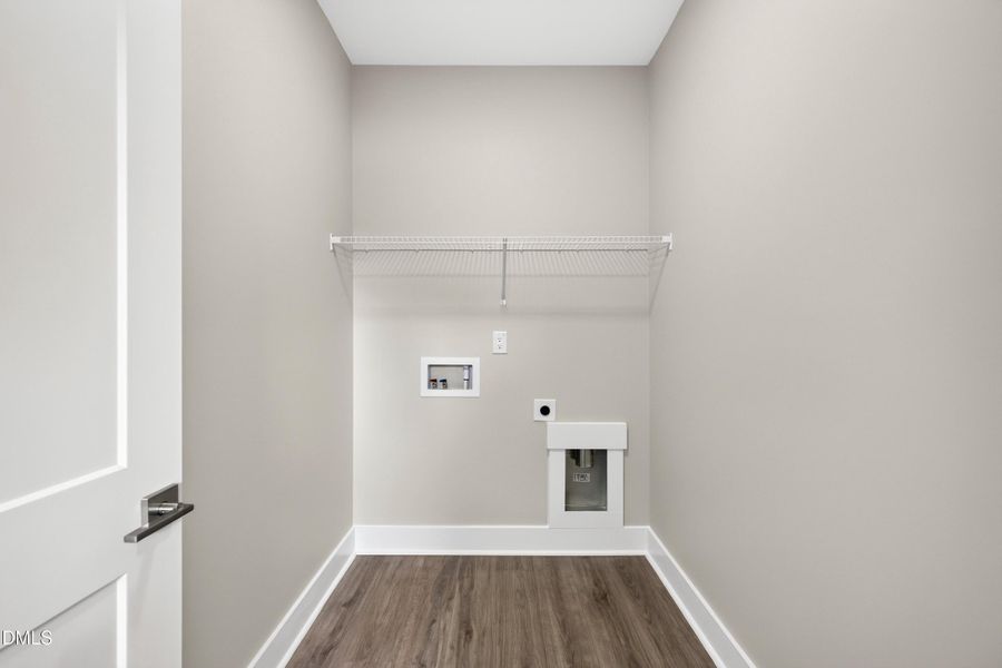 Laundry Closet (Model Home) Laundry Closet (Model Home)