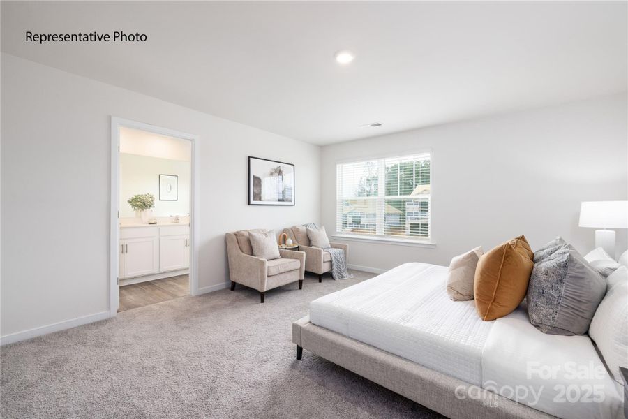 Furnished interior view inside a new home in Huffman Ridge, Hickory (Image 11).