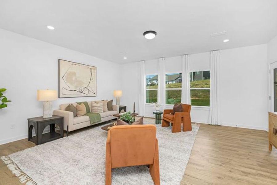 Representative furnished interior of a home built from the Wayne by True Homes in Beaver Creek, Statesville (Image 10).