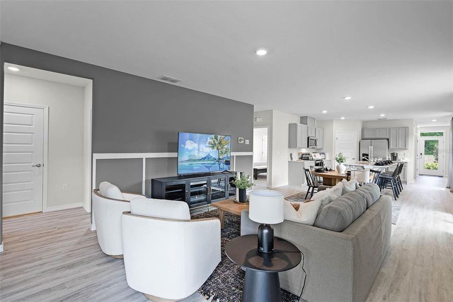 Furnished interior view inside a new home in , Lakeland (Image 10).