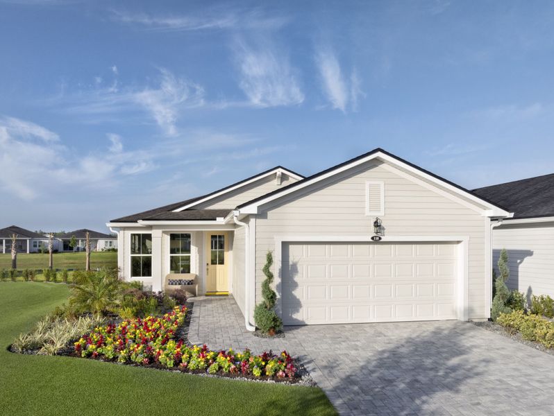 Representative exterior photo of a completed home built from the Cayman by Mattamy Homes in RiverTown, St. Johns, FL (Image 16).