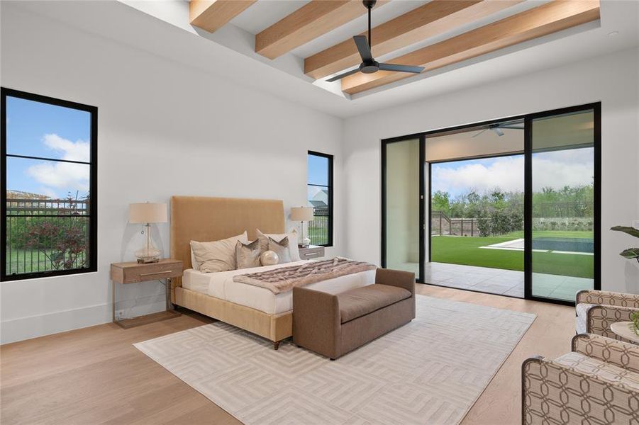 Furnished interior view inside a new home in , Frisco (Image 8).