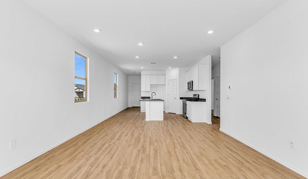 Spacious, unfurnished interior of a new home in Coronet at Gladden Farms, Marana (Image 22). Spacious, unfurnished interior of a new home in Coronet at Gladden Farms, Marana (Image 22).