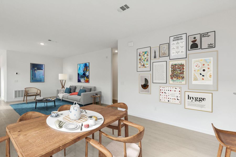 Furnished interior view inside a new home in River Ranch, Dayton (Image 12).