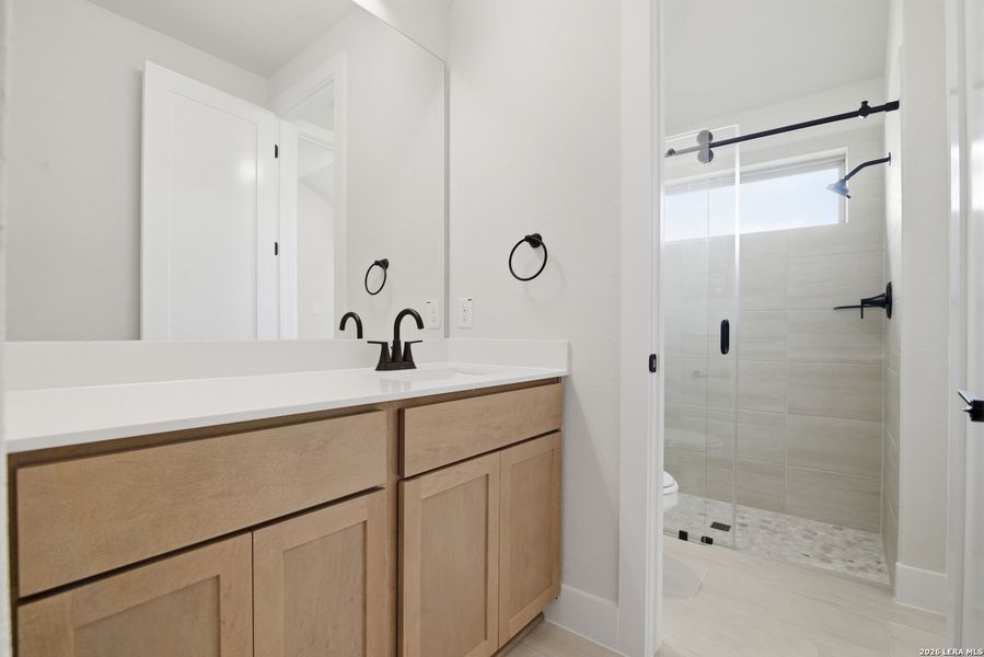Furnished interior view inside a new home in Legacy at Lake Dunlap, New Braunfels (Image 11).