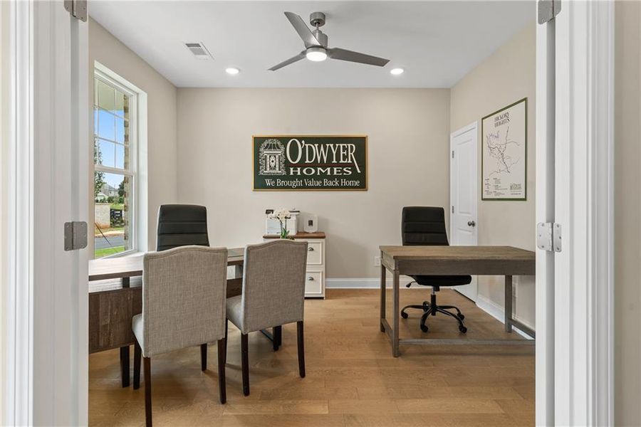 Furnished interior view inside a new home in Hickory Heights, Acworth (Image 6).