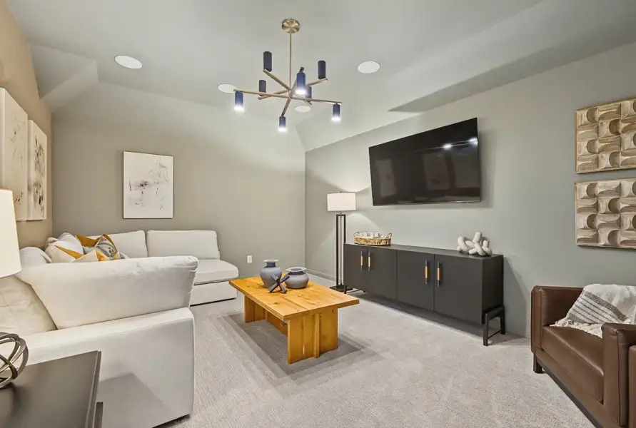 Furnished interior view inside a new home in Leonard Trails, Anna (Image 31).