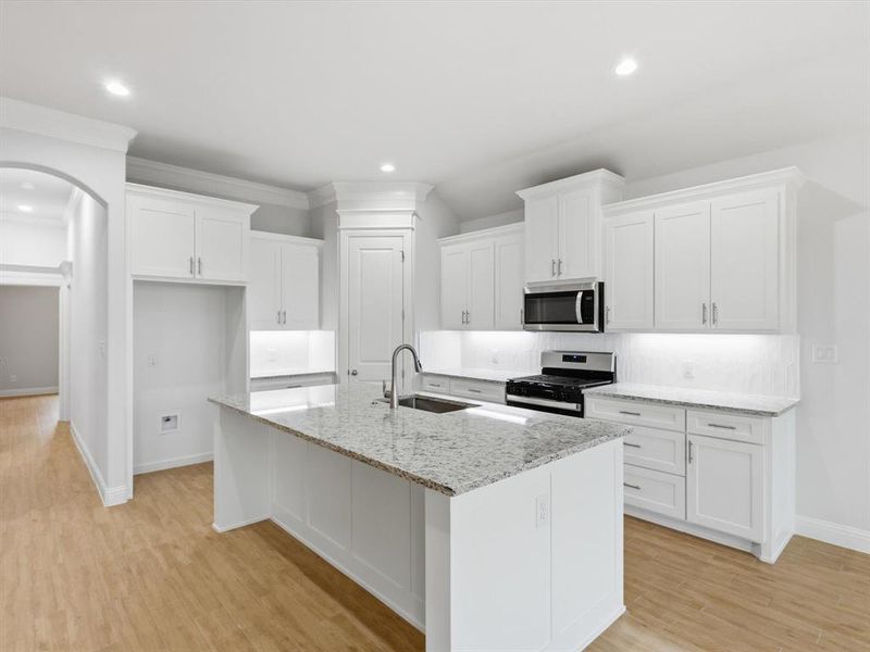 Furnished interior view inside a new home in , Godley (Image 6). Furnished interior view inside a new home in , Godley (Image 6).