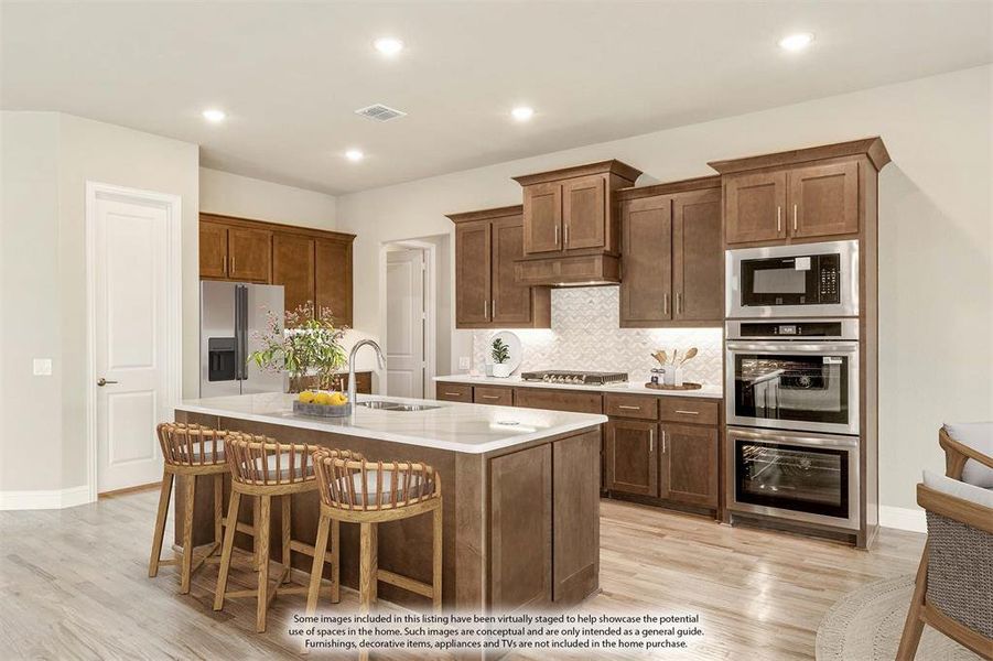 Furnished interior view inside a new home in Timberbrook, Justin (Image 18).