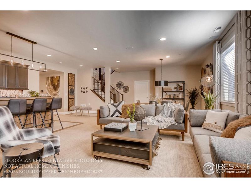Furnished interior view inside a new home in , Broomfield (Image 28).