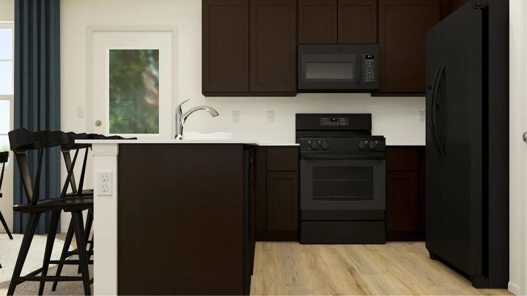 Furnished interior view inside a new home in Plum Creek North: Stonehill Collection, Kyle (Image 5).