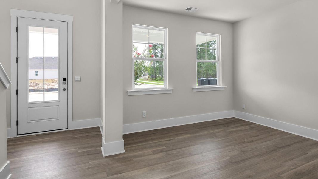 Spacious, unfurnished interior of a new home in The Haven at Indigo Preserve, Leland (Image 19).
