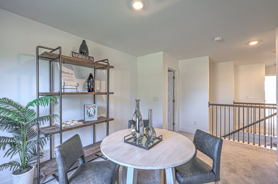 Representative furnished interior of a home built from the The Winston by Goodall Homes in Moss Farm, White House (Image 42).