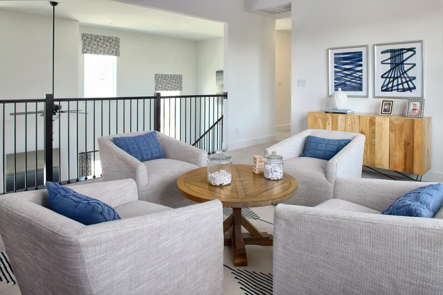 Furnished interior view inside a new home in Edgewater, Royse City (Image 25).