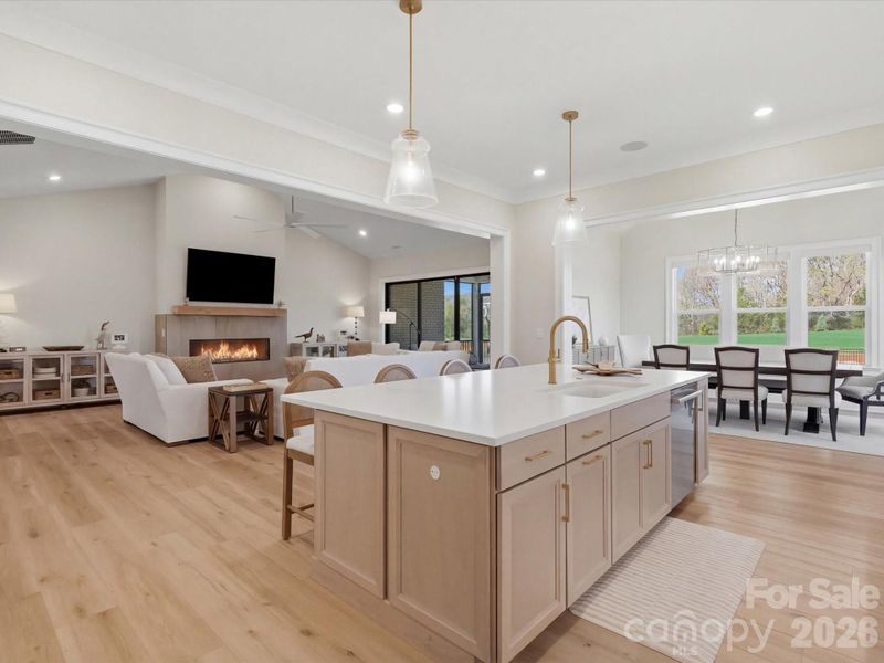 Furnished interior view inside a new home in Broadmoor at Marvin, Marvin (Image 16).