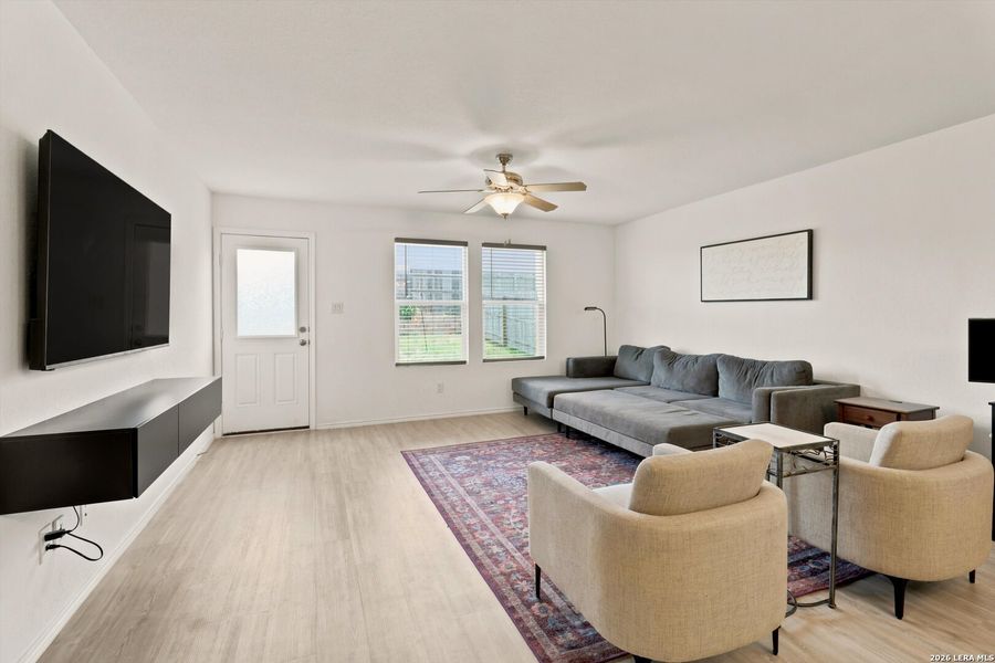 Furnished interior view inside a new home in Sage Meadows, St. Hedwig (Image 11). Furnished interior view inside a new home in Sage Meadows, St. Hedwig (Image 11).