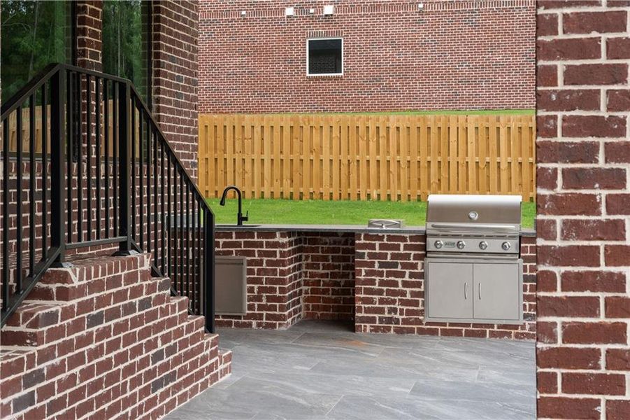 Exterior details and patio area of a home in , Buford (Image 3). Exterior details and patio area of a home in , Buford (Image 3).