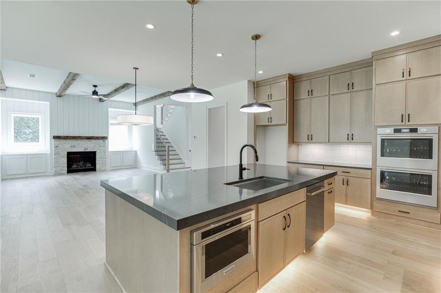 Furnished interior view inside a new home in , Buford (Image 13).
