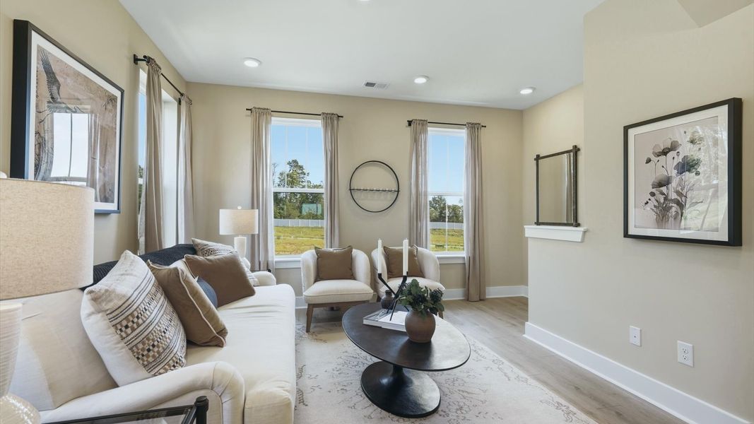 Furnished interior view inside a new home in Traynham Place, Greenville (Image 18).