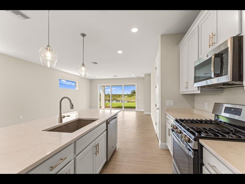 Furnished interior view inside a new home in , Sarasota (Image 8).