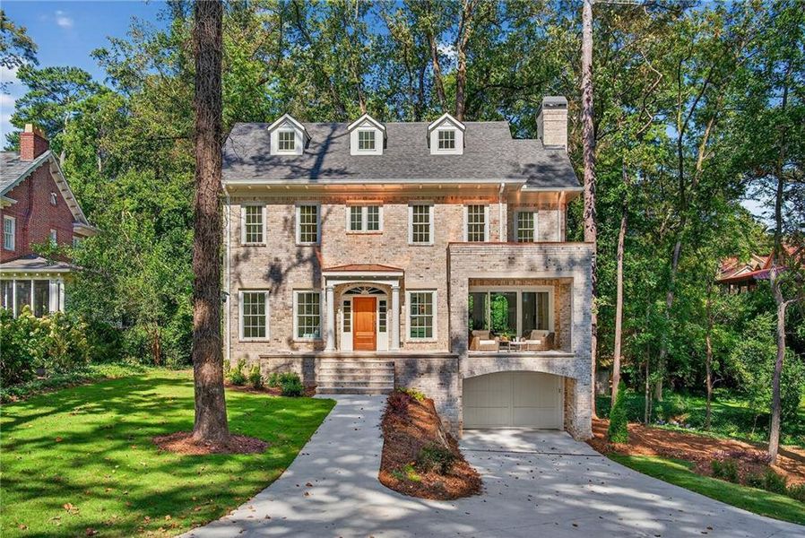 Front exterior of a new home in , Atlanta, GA, highlighting curb appeal (Image 25).