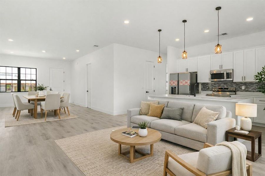 Furnished interior view inside a new home in , Ocala (Image 7).