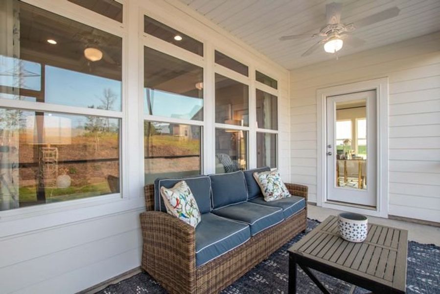 Representative exterior details of a home built from the Brodrick by True Homes in Heritage Hall, Statesville (Image 2).