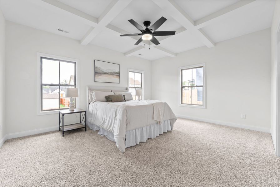 Furnished interior view inside a new home in Park at Oliver Farm, Clarksville (Image 7).