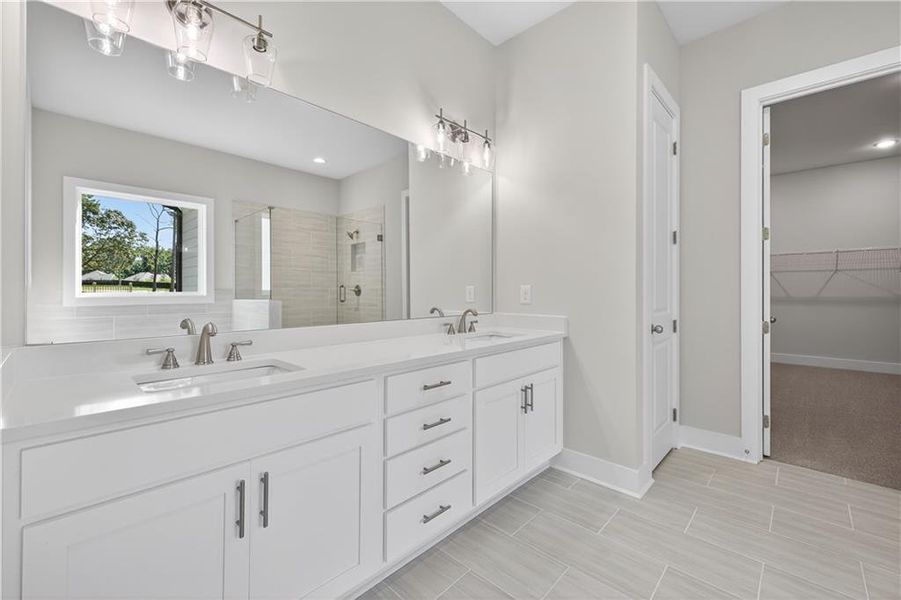 Furnished interior view inside a new home in , Cumming (Image 15).