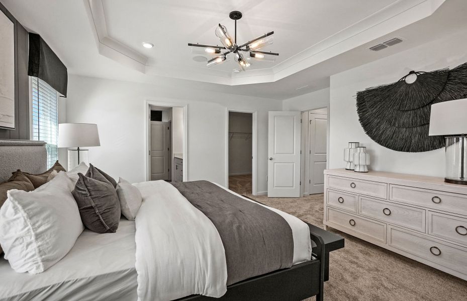 Furnished interior view inside a new home in Riverstone, Monroe (Image 5). Furnished interior view inside a new home in Riverstone, Monroe (Image 5).