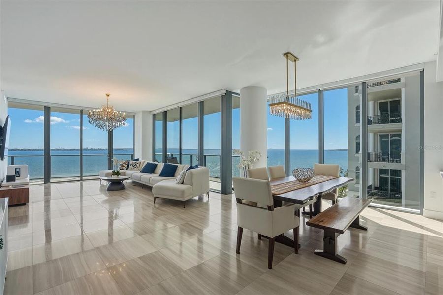 Furnished interior view inside a new home in , Tampa (Image 17).