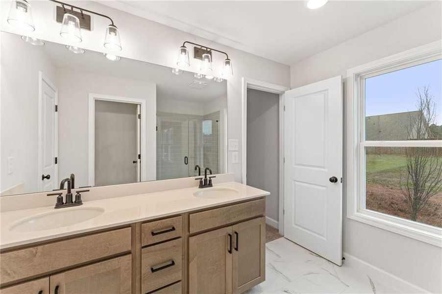 Furnished interior view inside a new home in Cherokee Township, Acworth (Image 8).