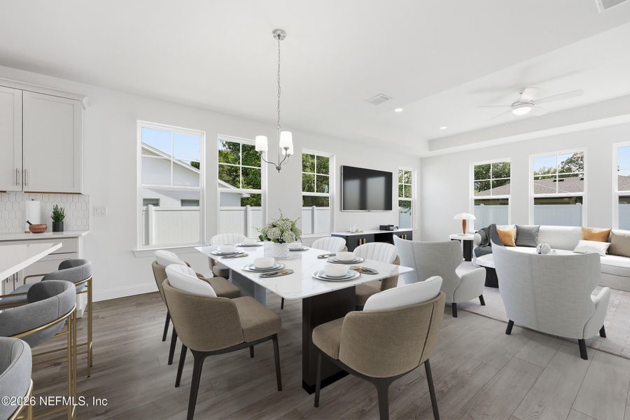 Furnished interior view inside a new home in Palm Coast Homes, Palm Coast (Image 14).