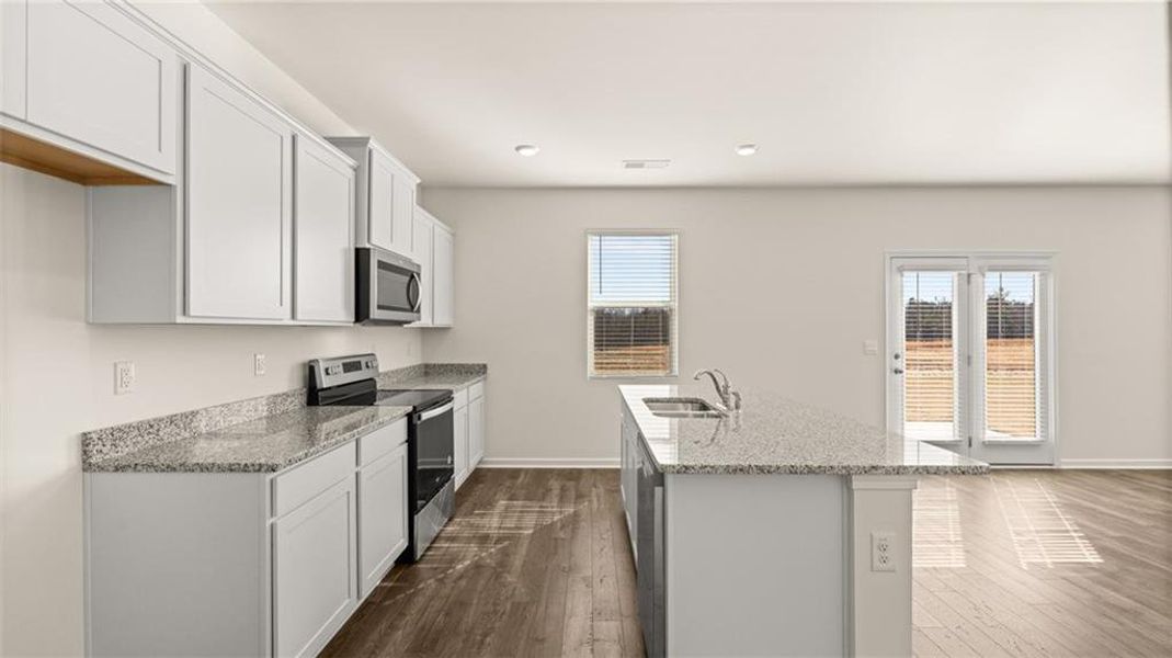 Furnished interior view inside a new home in Fox Crossing, Griffin (Image 4). Furnished interior view inside a new home in Fox Crossing, Griffin (Image 4).